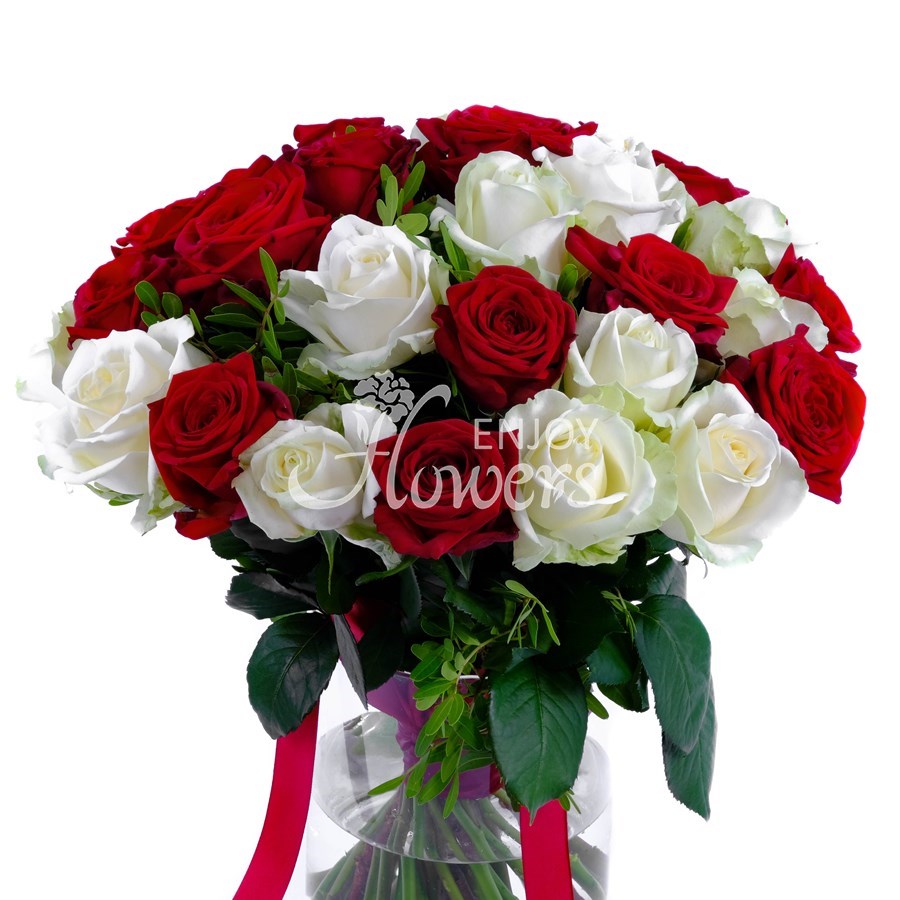 Букет из 31 розы "Пасьянс"