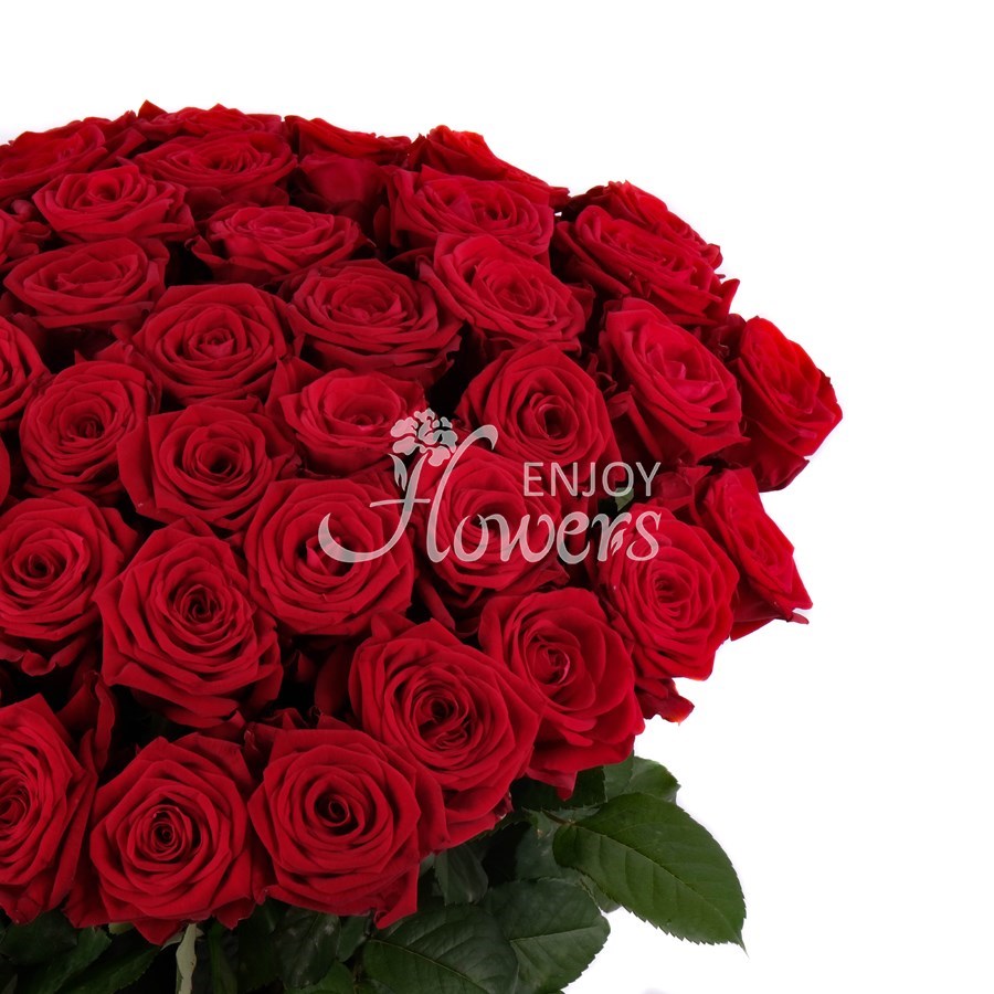 Букет из 51 розы "Красные розы"
