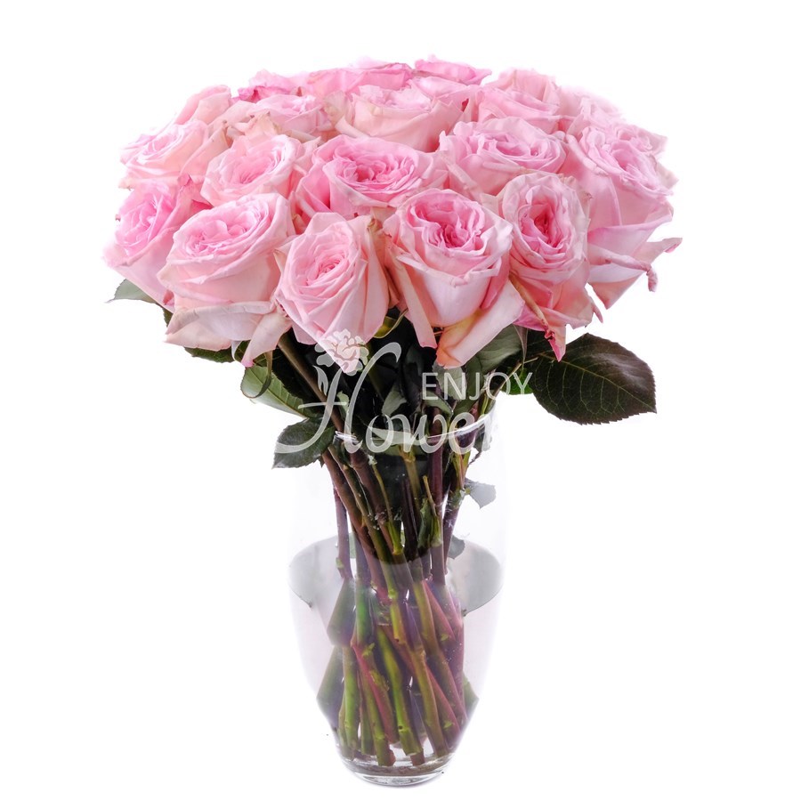 Розовые пионовидные розы "Пинк Охара"