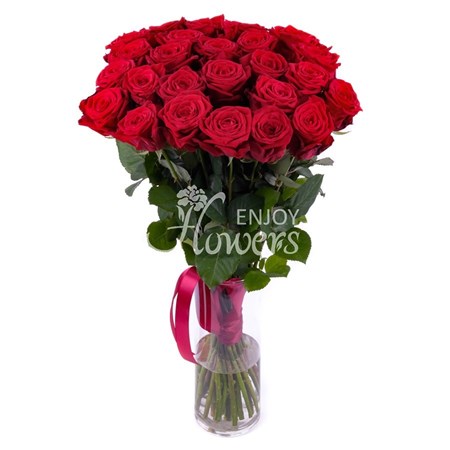 Букет из 25 роз "Красные розы"