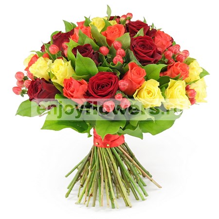 Букет из 35 роз "Восхитительные розы"